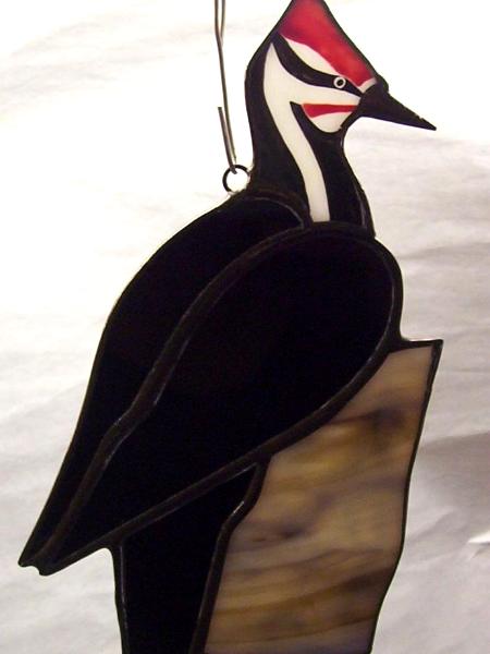 Pileated Woodpecker Stained Glass Pattern