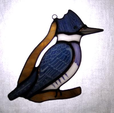 Belted Kingfisher Suncatcher